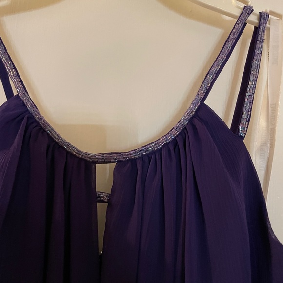 Purple Cocktail Dress - Picture 3 of 7